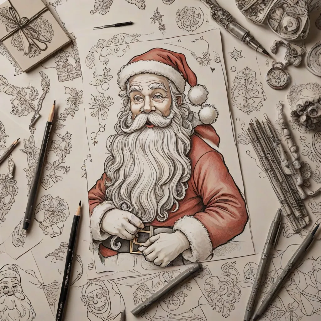 Jak narysować Świętego Mikołaja? Praktyczny przewodnik