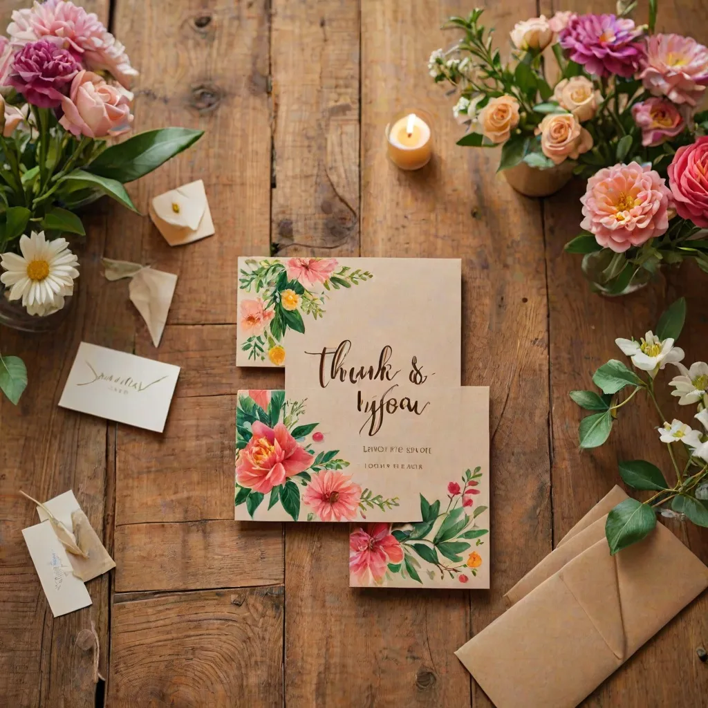 Jak zrobić podziękowania dla gości? Kreatywne pomysły