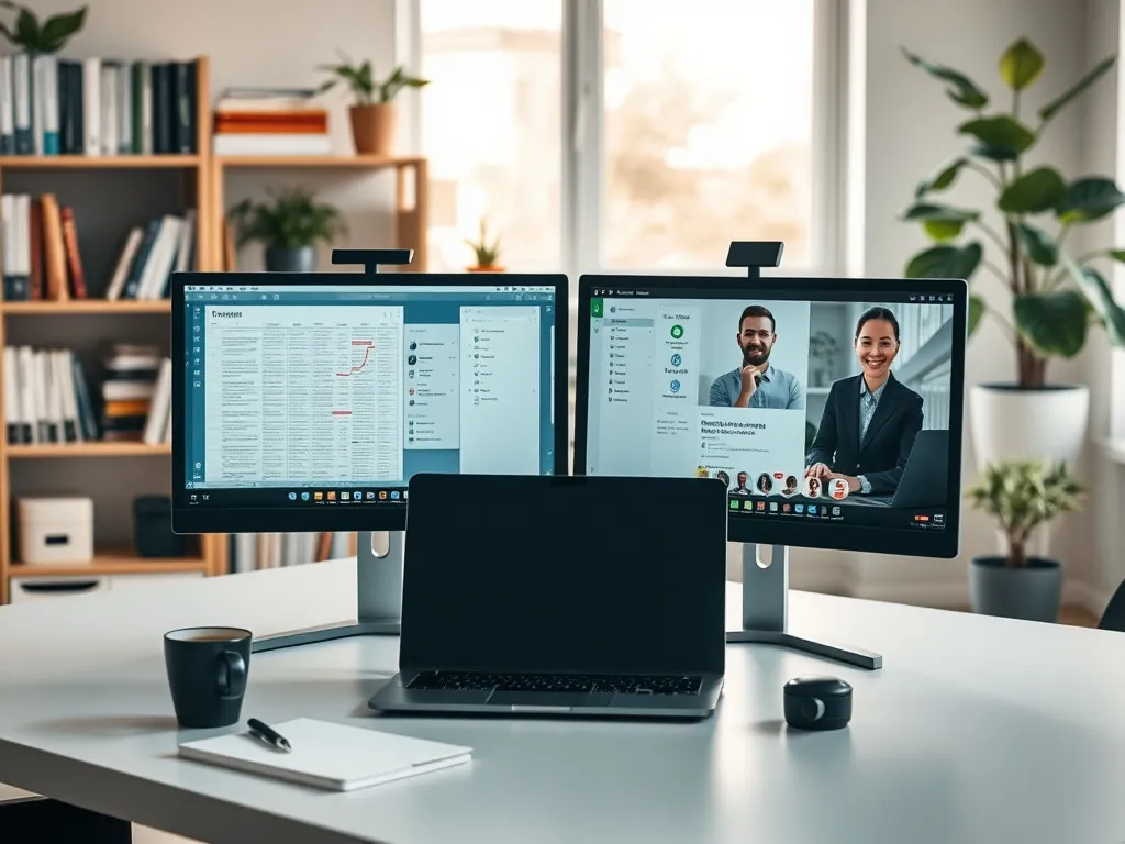 Jak pracować na dwóch monitorach? Praktyczne porady i wskazówki